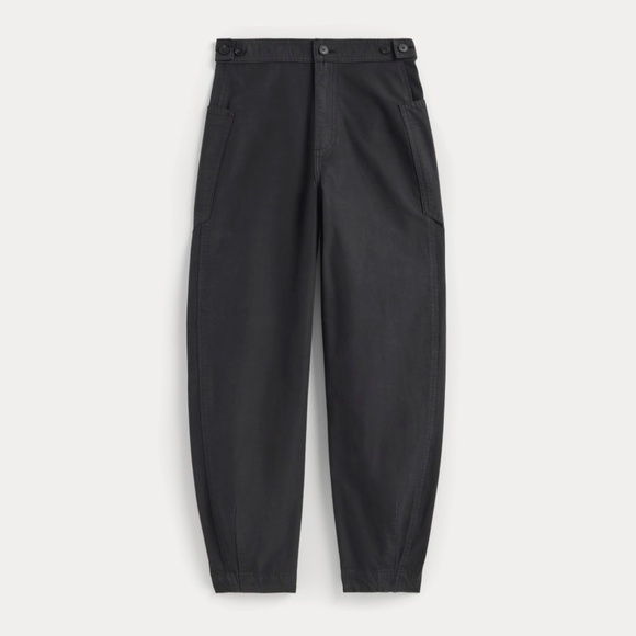 Everlane Women's Fatigue Barrel Pant in Black, Size 16, Cotton/Linen - Picture 1 of 5